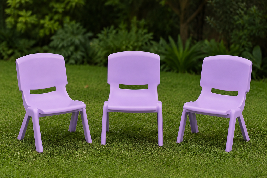 Sillas  Plásticas Niños Lilas