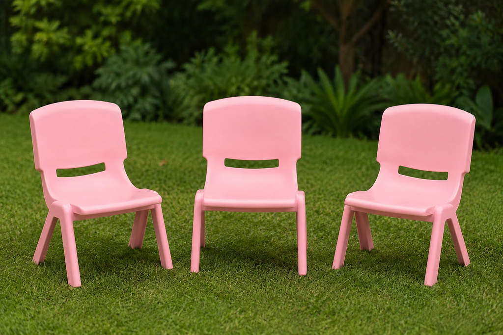 Sillas  Plásticas Niños Rosadas