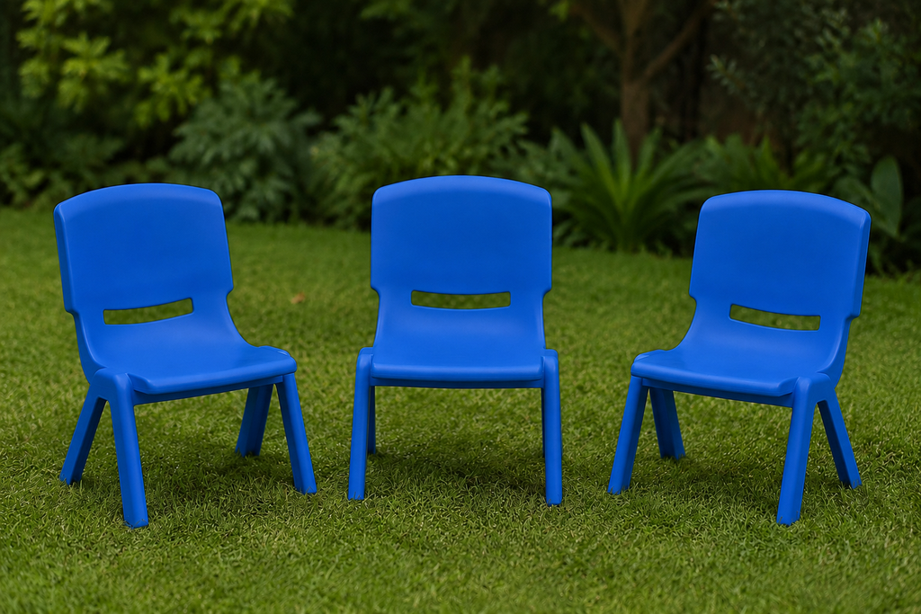 Sillas  Plásticas Niños Azules