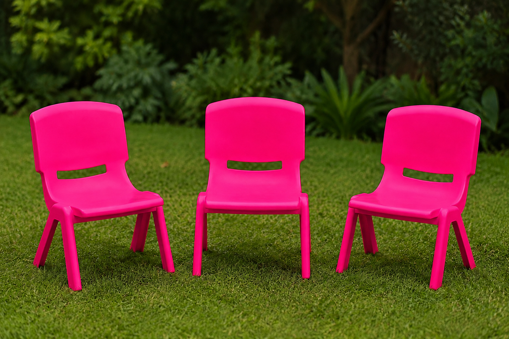 Sillas  Plásticas Niños Fucsias